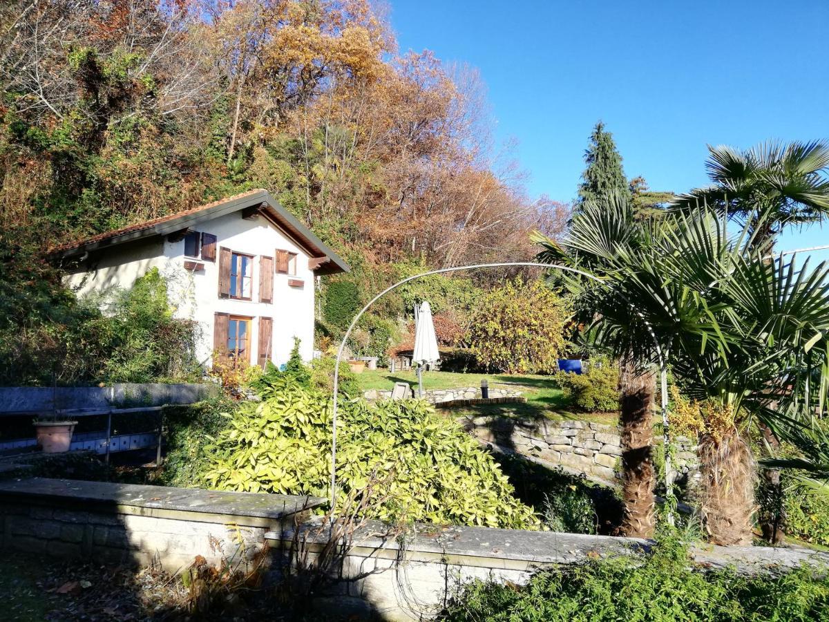 Romantica Casetta Nel Verde Con Vista Sul Lago Belgirate Extérieur photo
